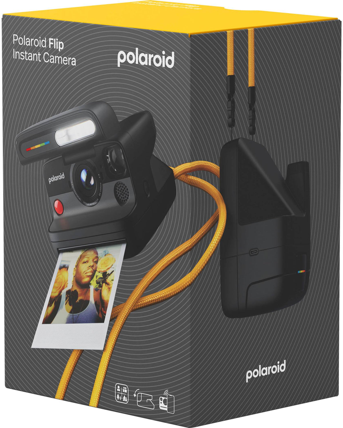 Polaroid - Flip Instant Camera - Black