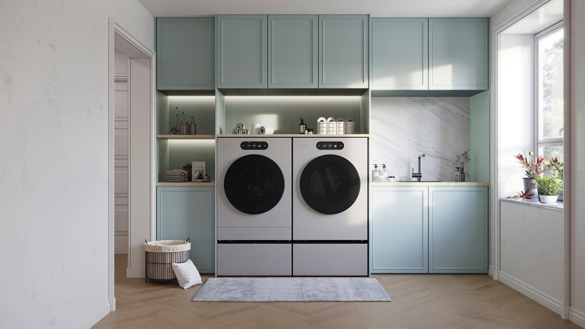 LG - SIGNATURE 9.0 Cu. Ft. Stackable Smart Electric Dryer with Steam and AI Sensor Dry - Brushed Platinum Steel