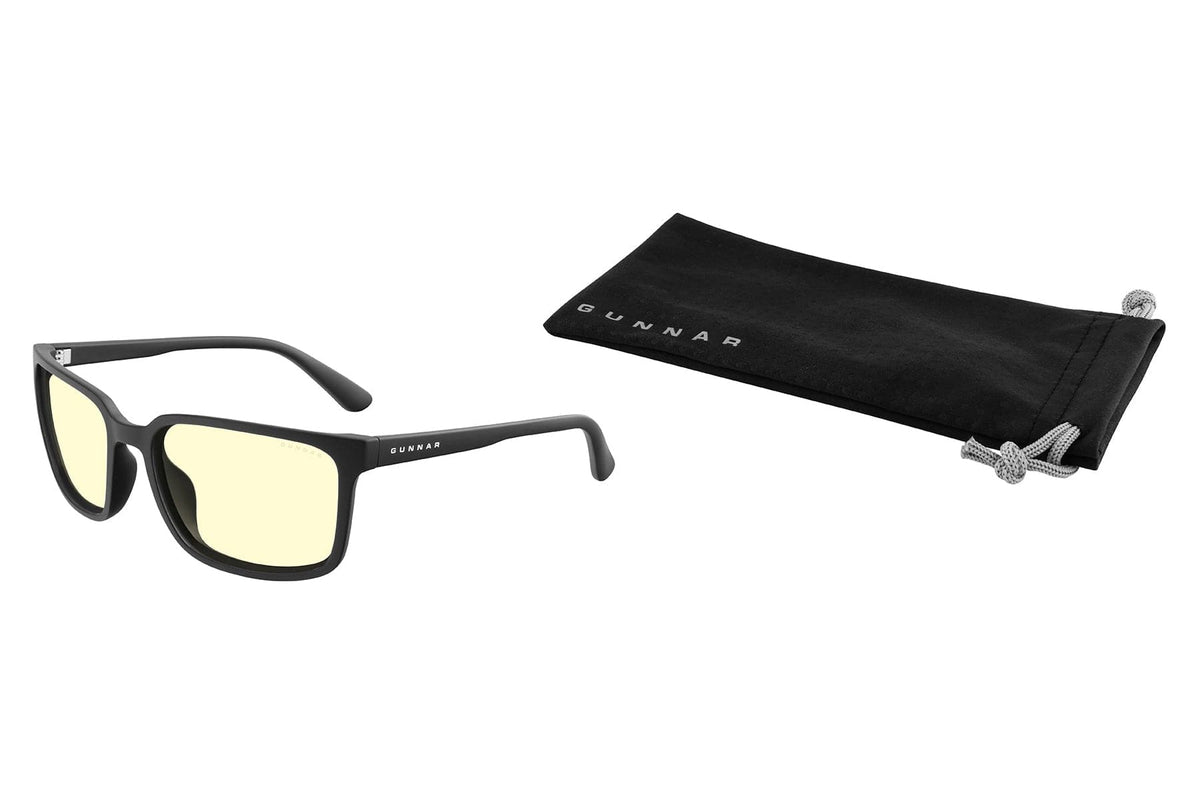 GUNNAR - Mammoth Computer Glasses with Blue Light Reduction, Amber Lenses - Onyx
