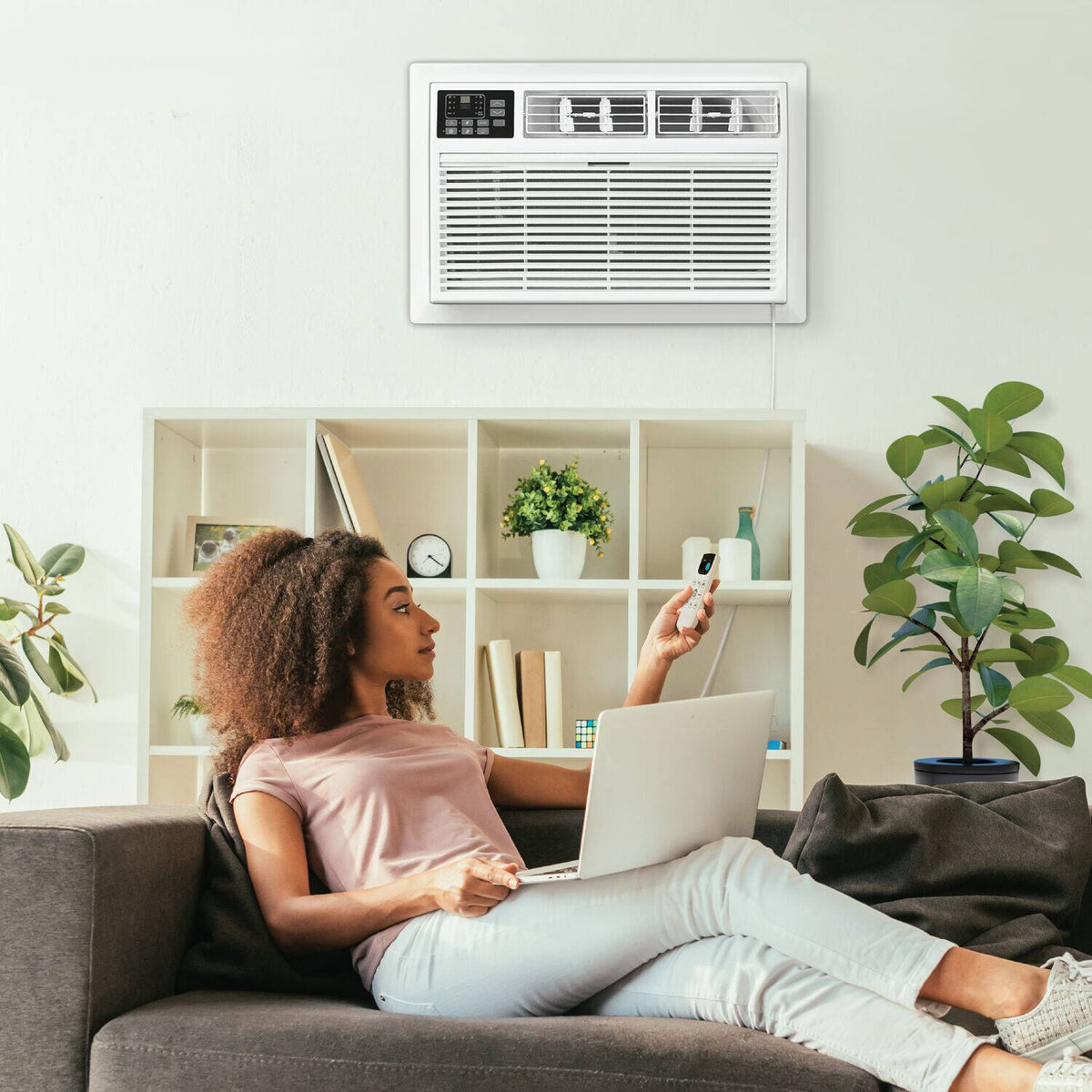 Whirlpool - 10,000 BTU Through the Wall Air Conditioner - White