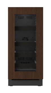 U-Line - 15"W. 2.8Cu.Ft. Built-In Beverage Center - Panel Ready Frame/Glass - Integrated Frame