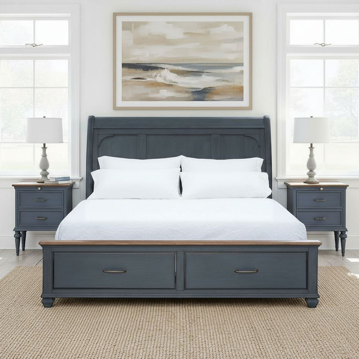 Sleigh Bed & USB Ports