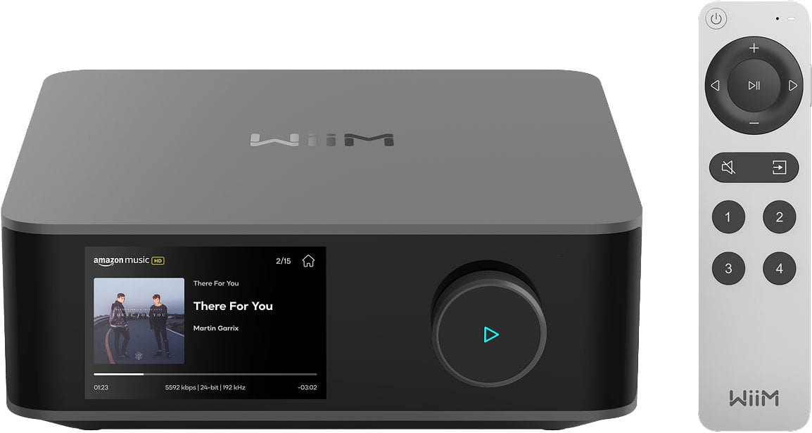 WiiM - Amp Ultra Streaming Amplifier - Space Gray
