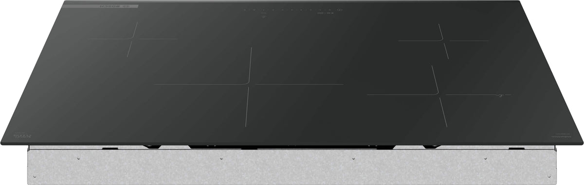 Bosch - 800 Series 30" Built-In Electric Induction Cooktop with 4 elements, HomeConnect and Frameless Design - Black