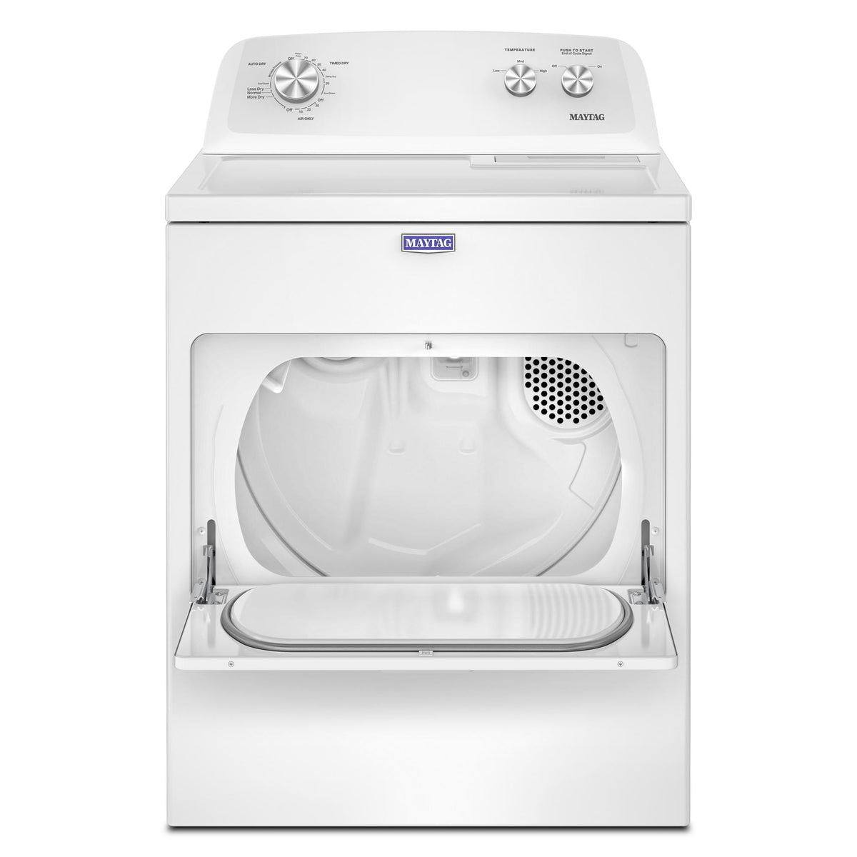 Maytag - 7.0 Cu. Ft. Electric Dryer with Wrinkle Prevent Option - White