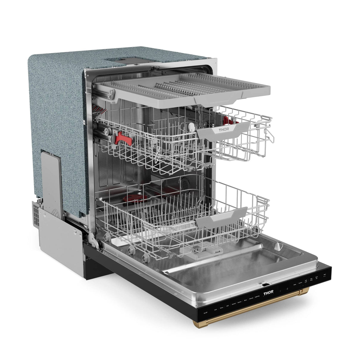 Gordon Ramsay Series by THOR Kitchen 24 Inch Dishwasher with Bronze Hardware - Black