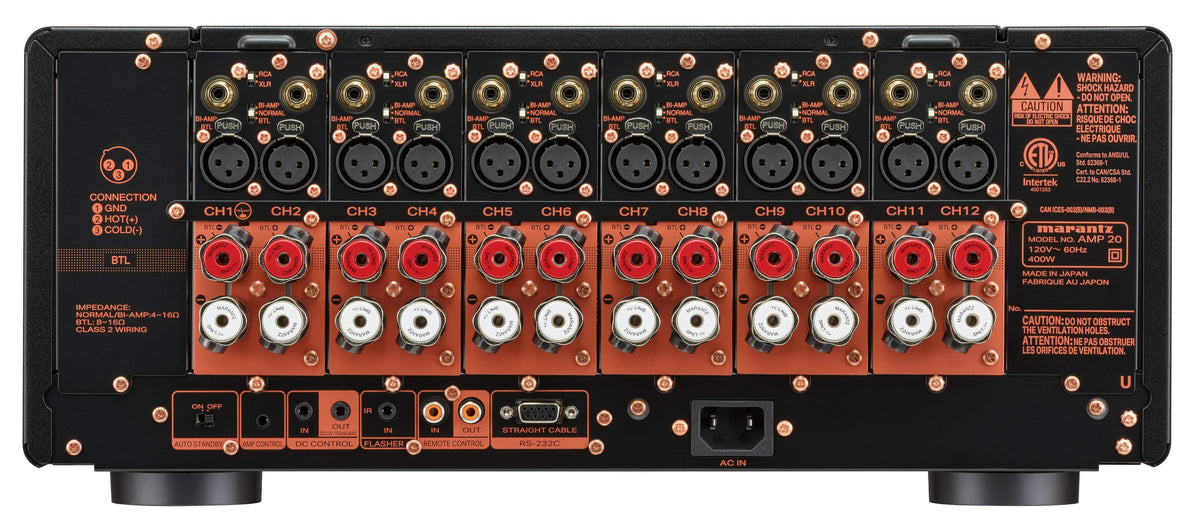 Marantz - AMP 20 200W 12-CH. Power Amplifier - Black