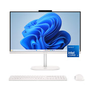 HP - OmniStudio 23.8" WLED Touchscreen All-in-One with Adjustable Height - Intel Core 3 304 (2026) - 8GB Memory - 512GB SSD - Cotton White