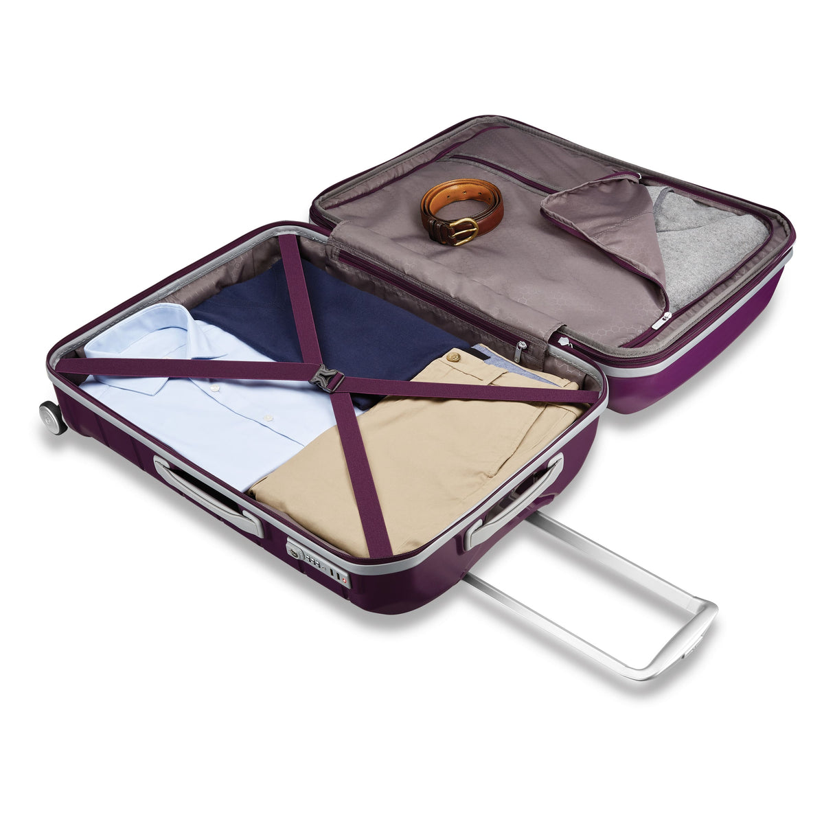 Samsonite - Expandable Freeform Spinner 28" Suitcase - Amethyst Purple