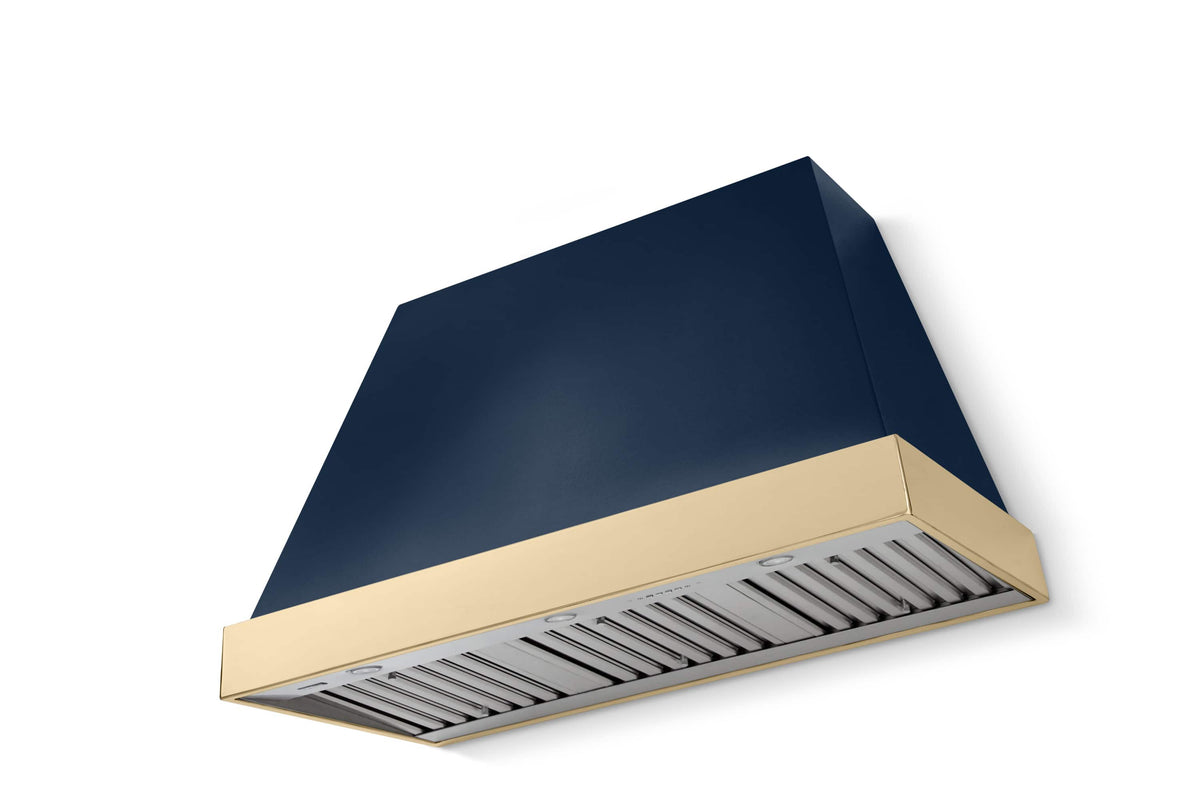 AGA - 48 inches - Externally Vented - Wall Range Hood - Indigo