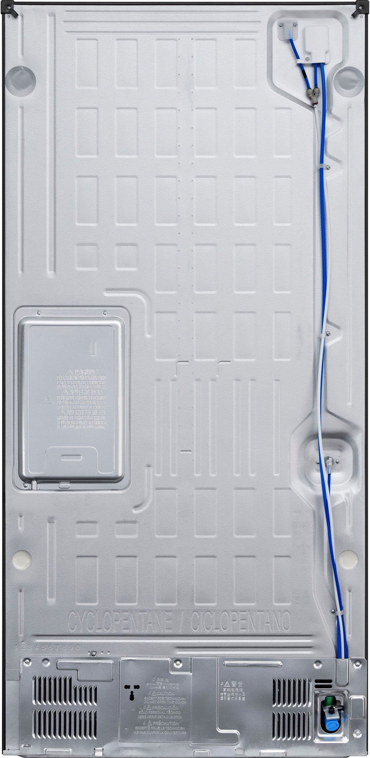 LG - 33-in Wide Standard-Depth MAX 25.1 Cu. Ft. French Door Smart Refrigerator with Glide N' Serve Drawer - Stainless Steel