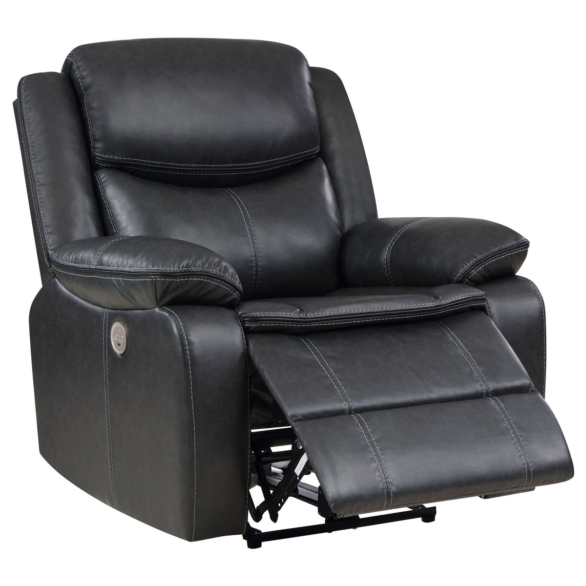 Salerno - Sillón reclinable eléctrico con carga USB