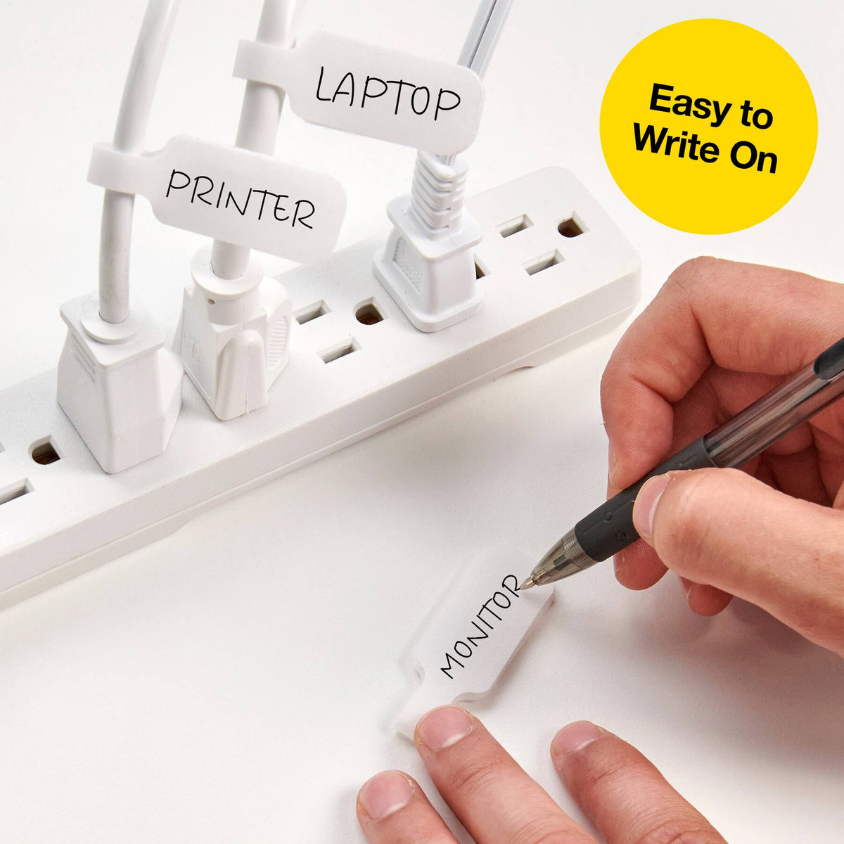 Wrap-It Storage - Cable Label (14- pack) - White