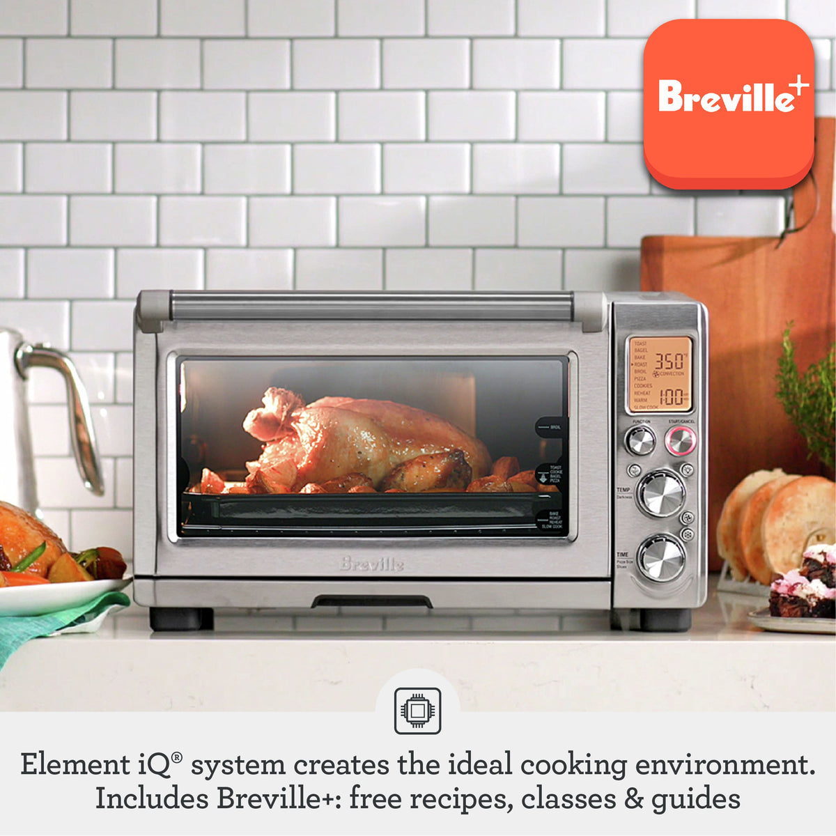 Breville - the Smart Oven Pro Convection Oven - Brushed Stainless Steel
