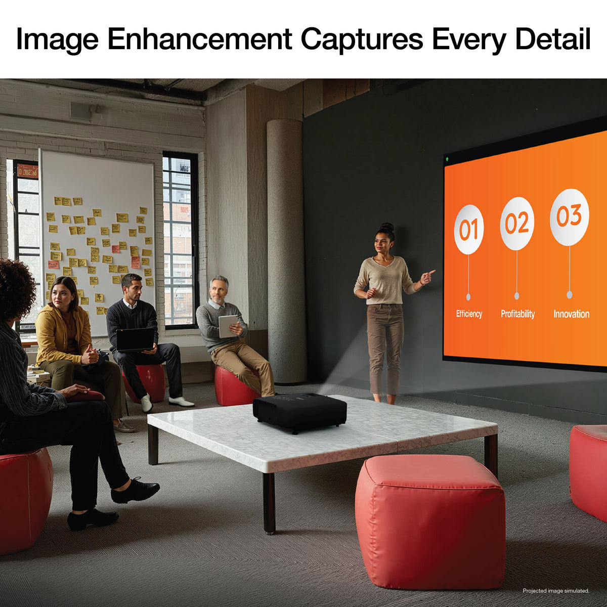 Epson - Pro EX9270 Projector, 4,600 Lumens of Color and White Brightness, 3LCD, Full HD 1080p, Wireless - Black