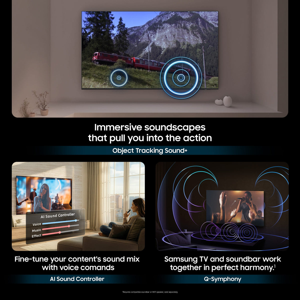 Samsung - 100" Class R85H Series Micro RGB 4K UHD SamsungVisionAI Smart Tizen TV (2026)