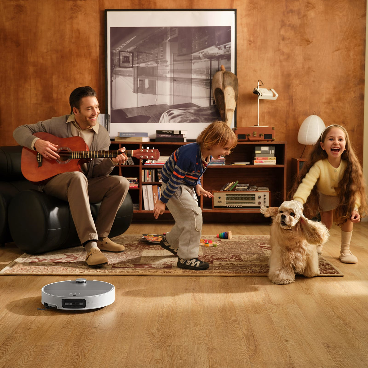 Roborock - Saros 10 Ultra Thin, Self-Lifting Robot Vacuum and Mop , 22,000 Pa Suction Hyper Force and Multi-Fuction Dock - White