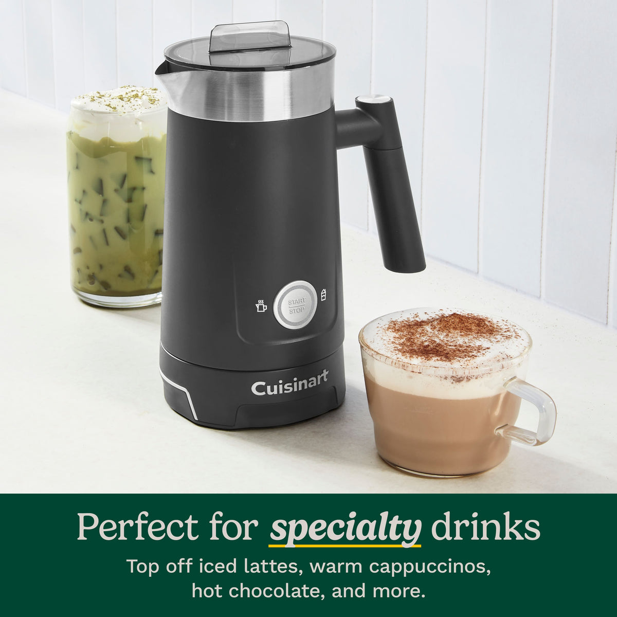 Cuisinart - Hot/Cold Foam Milk Frother - Black