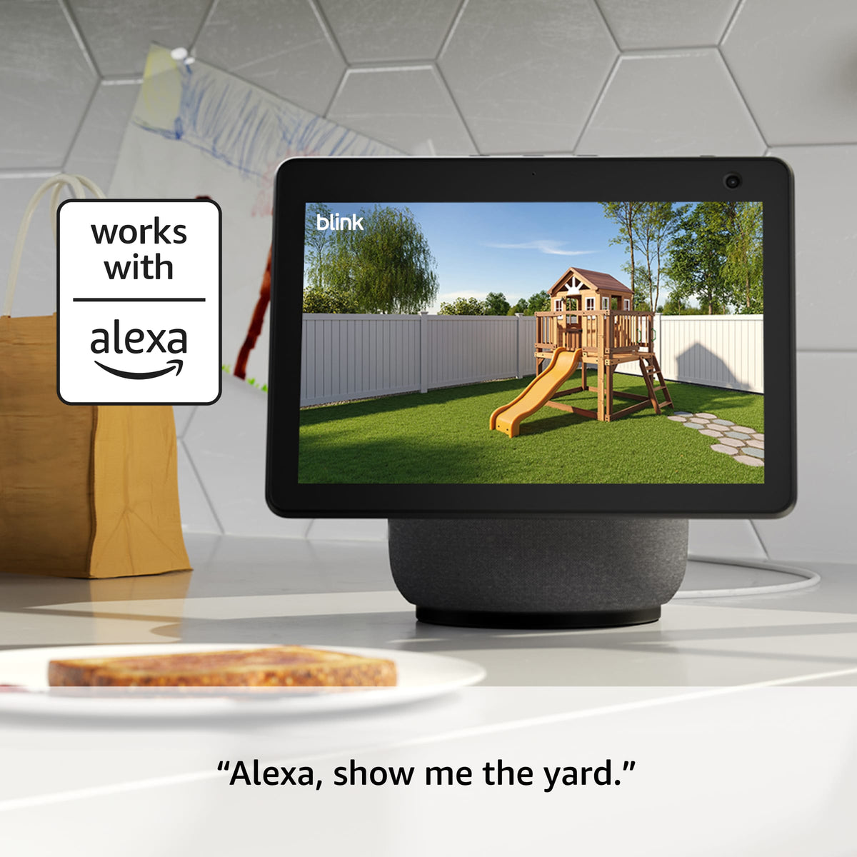 Blink - Outdoor 4 - Wireless smart security camera, two-year battery life, 1080p HD. Sync Module Core included - 5 Cameras - Black