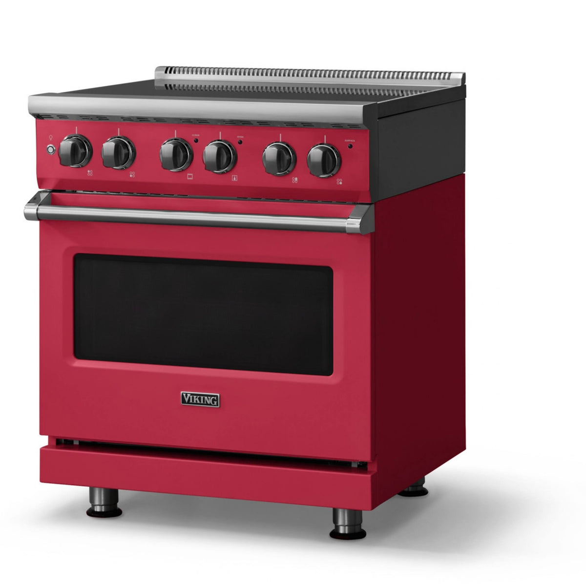 Viking - 30"W. Pro5S 4.7 Cu. Ft. Freestanding 4 Element Electric Convection Range - Valentine