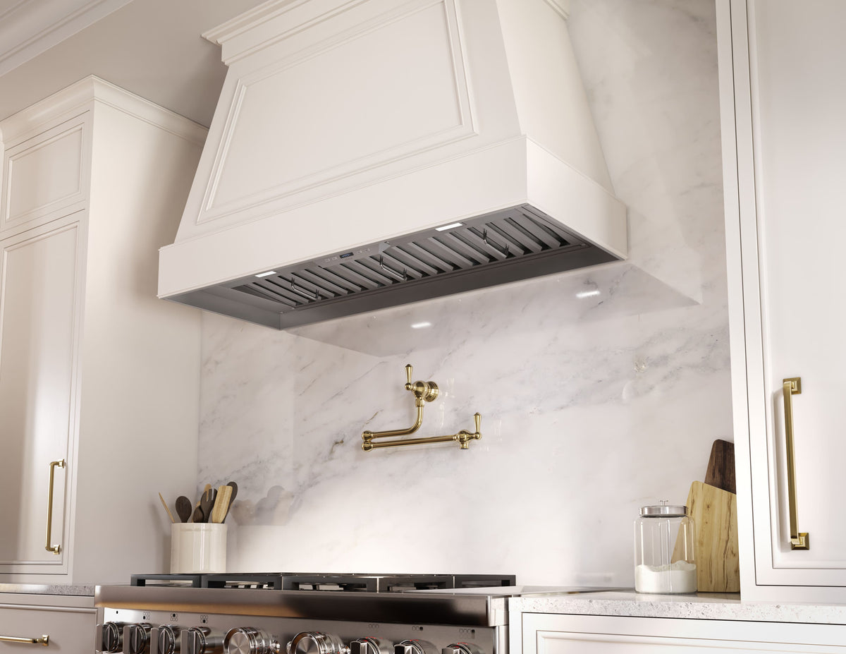 Zephyr - 40 inches - Externally Vented - Shell Range Hood - Stainless Steel