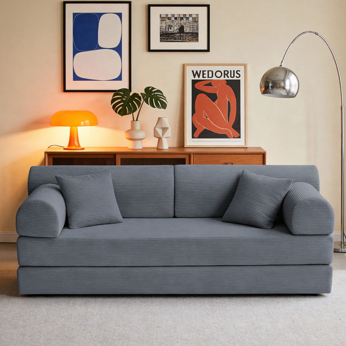 Sofá cama convertible para sala de estar