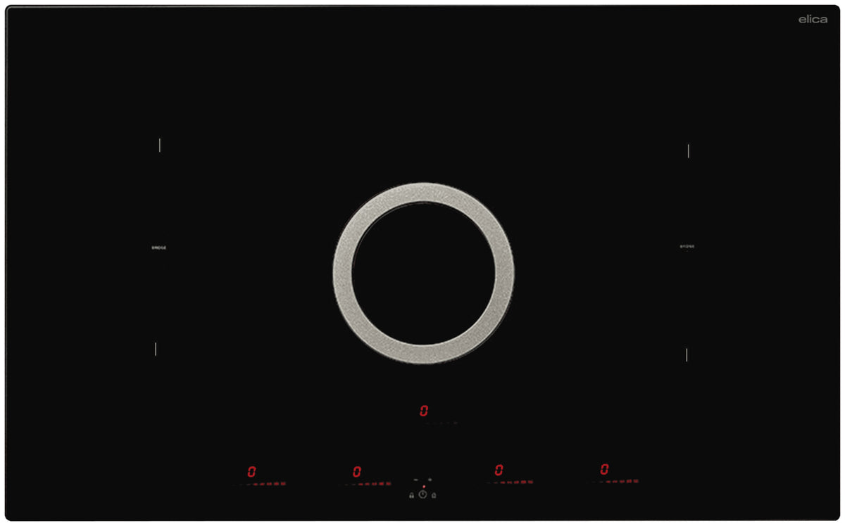 Elica - NikolaTesla Invert 36 in. Induction Downdraft Cooktop - Black