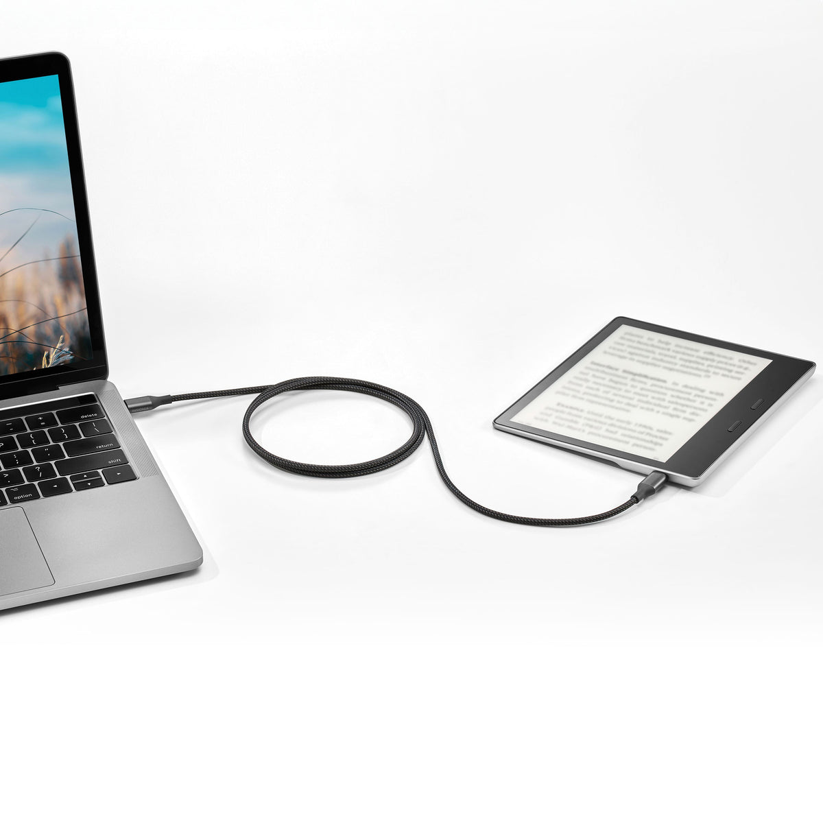 Insignia™ - 3.3-Foot USB-C to Micro USB Cable - Black