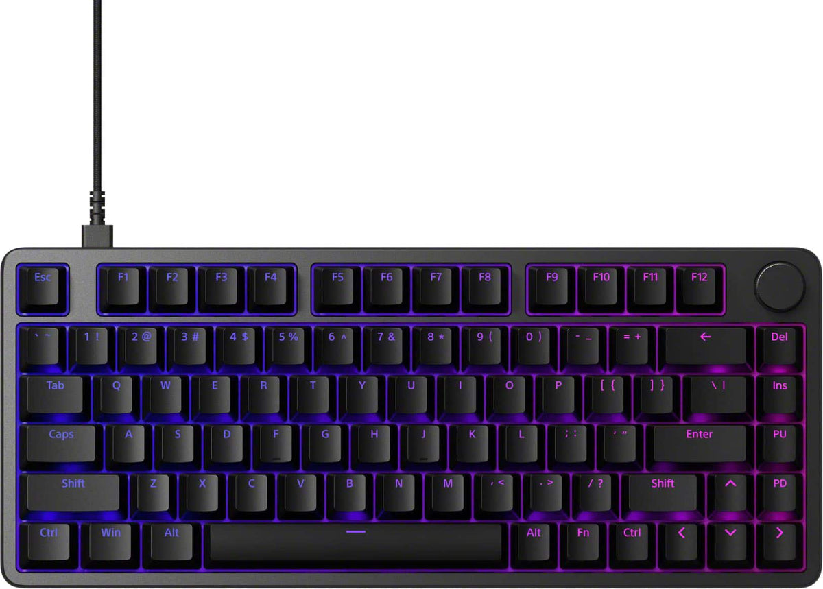 Sony - INZONE KBD-H75 75% CNC Wired Aluminum Frame Gaming Keyboard with Rapid Trigger - Black