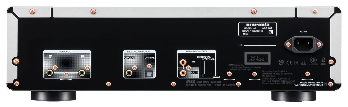 Marantz - CD60 CD Player with HDAM + HDAM-SA2 - Silver Gold