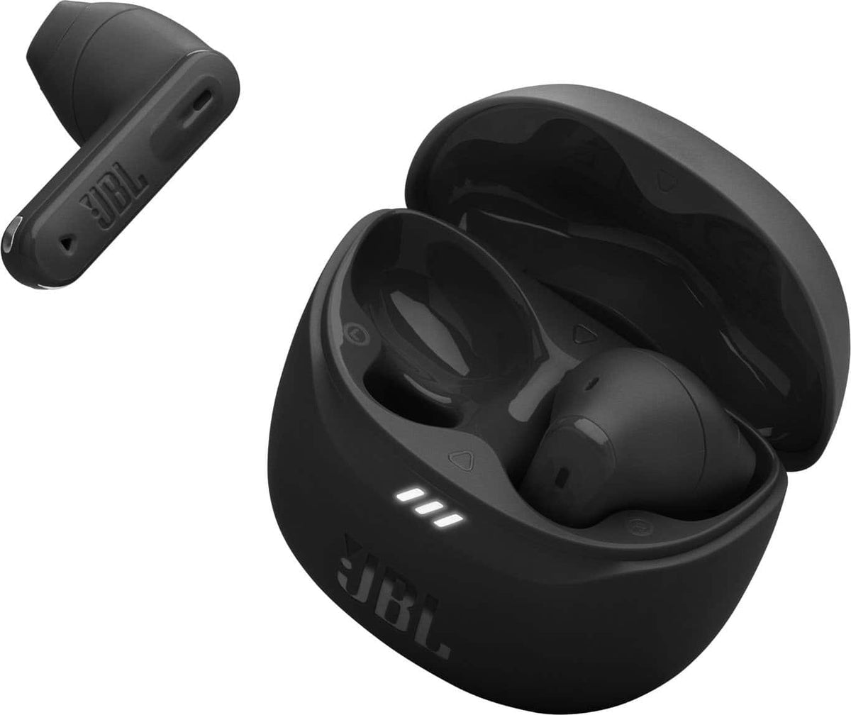JBL - Tune Flex 2 True Wireless Noise Cancelling Earbuds - 2025 - Black