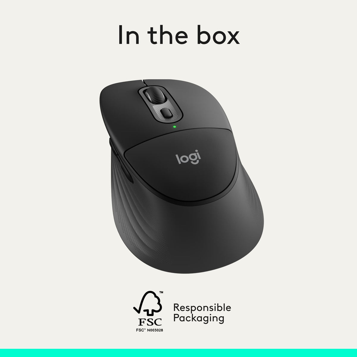 Logitech - Signature Comfort Plus M850 L Wireless Bluetooth Mouse with Silent Clicks and Customizable Buttons - Wireless - Black