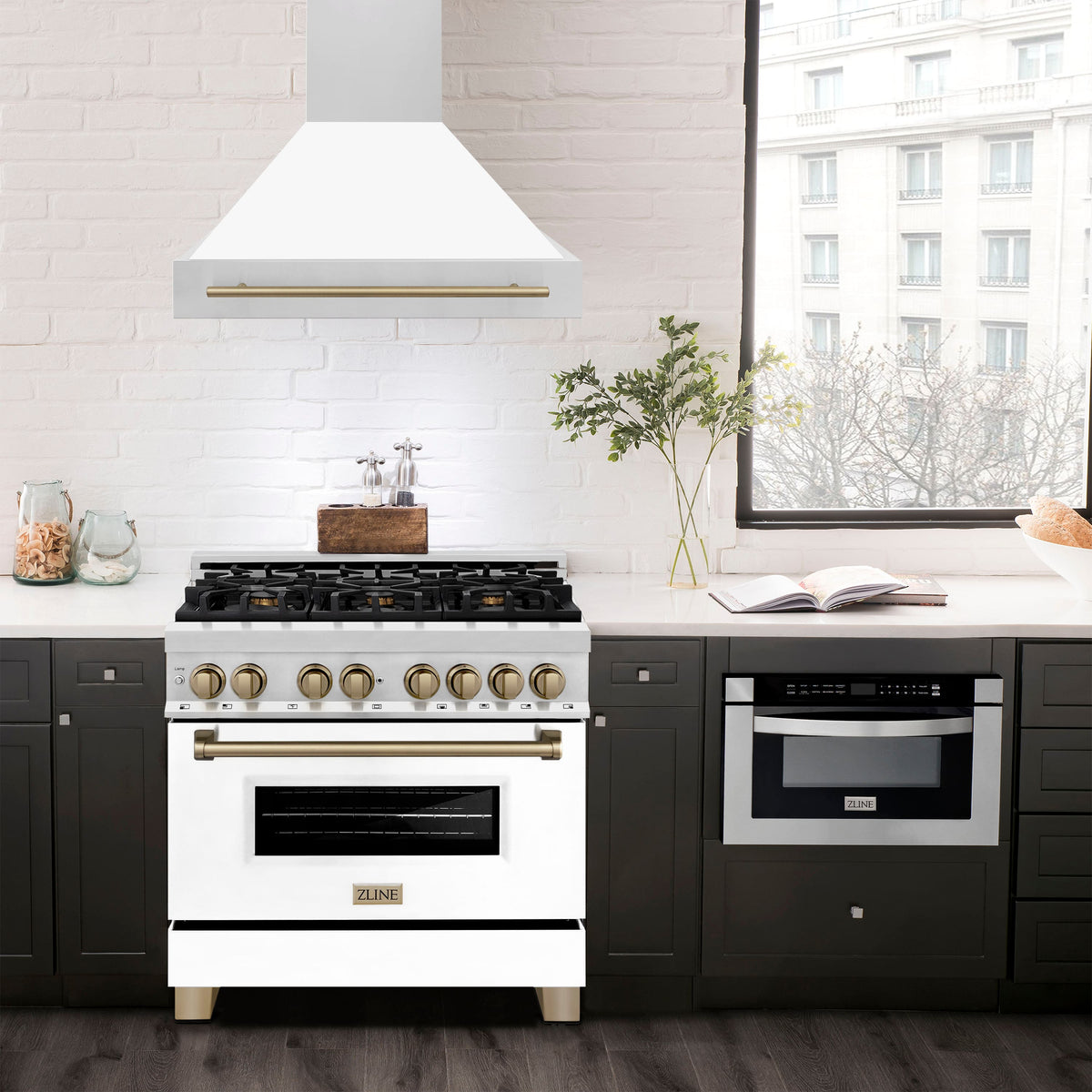 ZLINE Autograph Edition - 36 inches - Externally Vented - Wall Range Hood - Stainless Steel
