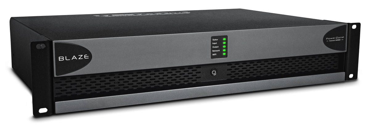 Sonance - Blaze PowerZone Connect 6008D – 6000 W DSP-enabled Class-D amplifier with 8 channels (Each) - Black