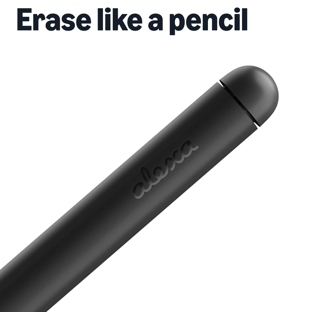 Amazon - Alexa Tablet Pro Pen with Eraser and Pen Finder – write naturally, find it easily, and charge magnetically - Black