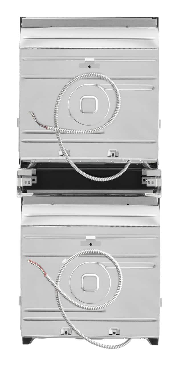 Whirlpool - 24 in. Built-In Double Electric Convection Wall Oven with WiFi - Stainless Steel
