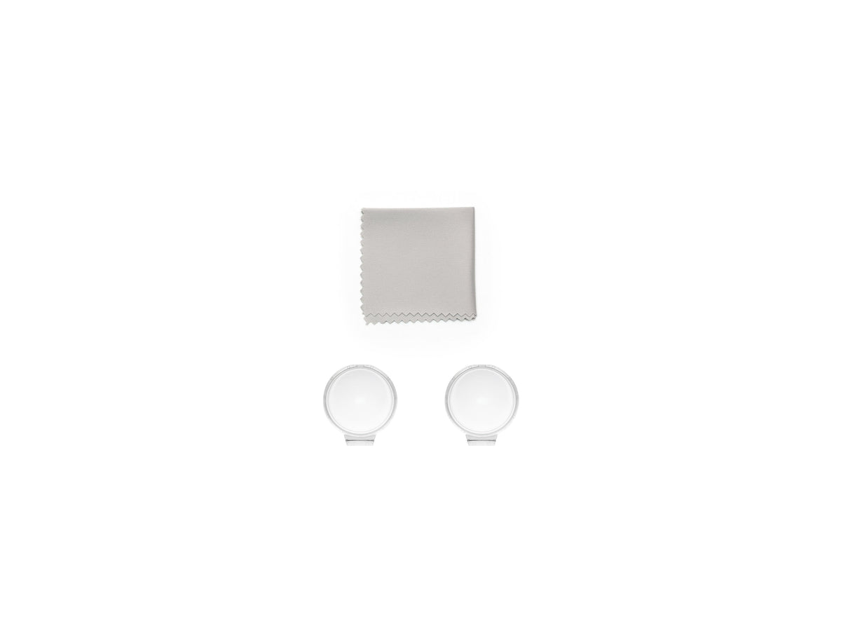 DJI - Osmo 360 Transparent Lens Protectors - Black