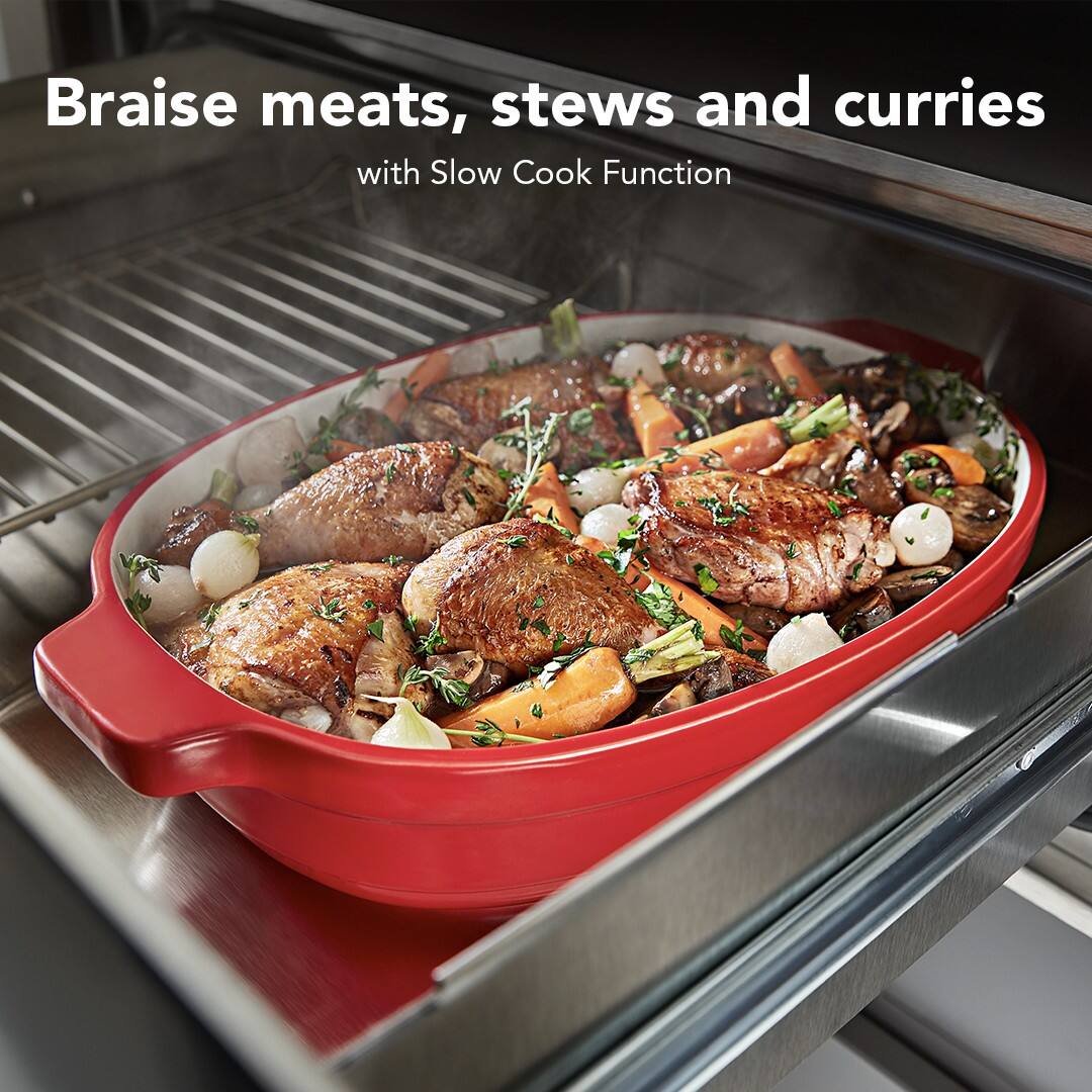 KitchenAid - 27" Slow Cook Warming Drawer - Stainless Steel