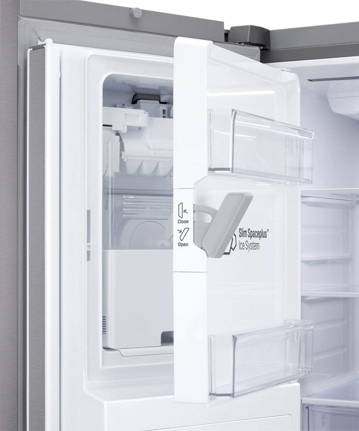 LG - 36-in Wide Counter-Depth MAX 23.7 Cu. Ft. 3-Door Smart French Door Refrigerator with Zero Clearance Hinge System - PrintProof Stainless Steel Look