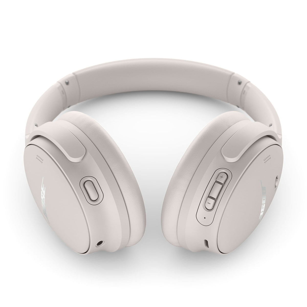 Bose - QuietComfort Wireless Noise Cancelling Over-the-Ear Bluetooth Headphones - White Smoke