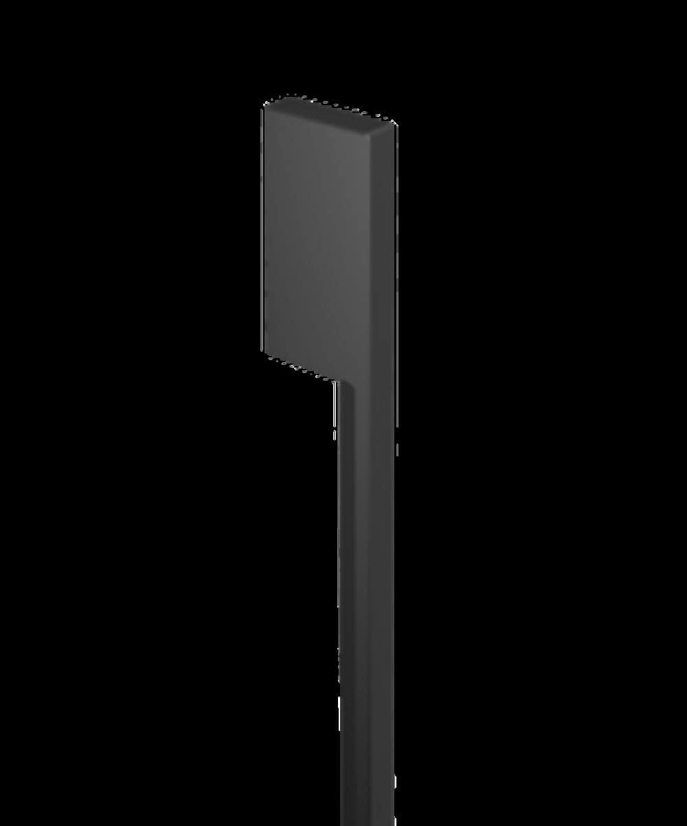 Fisher & Paykel - Professional Round Flush 2 pc Handle Kit for RS3684W Bottom Mount Columns - Black