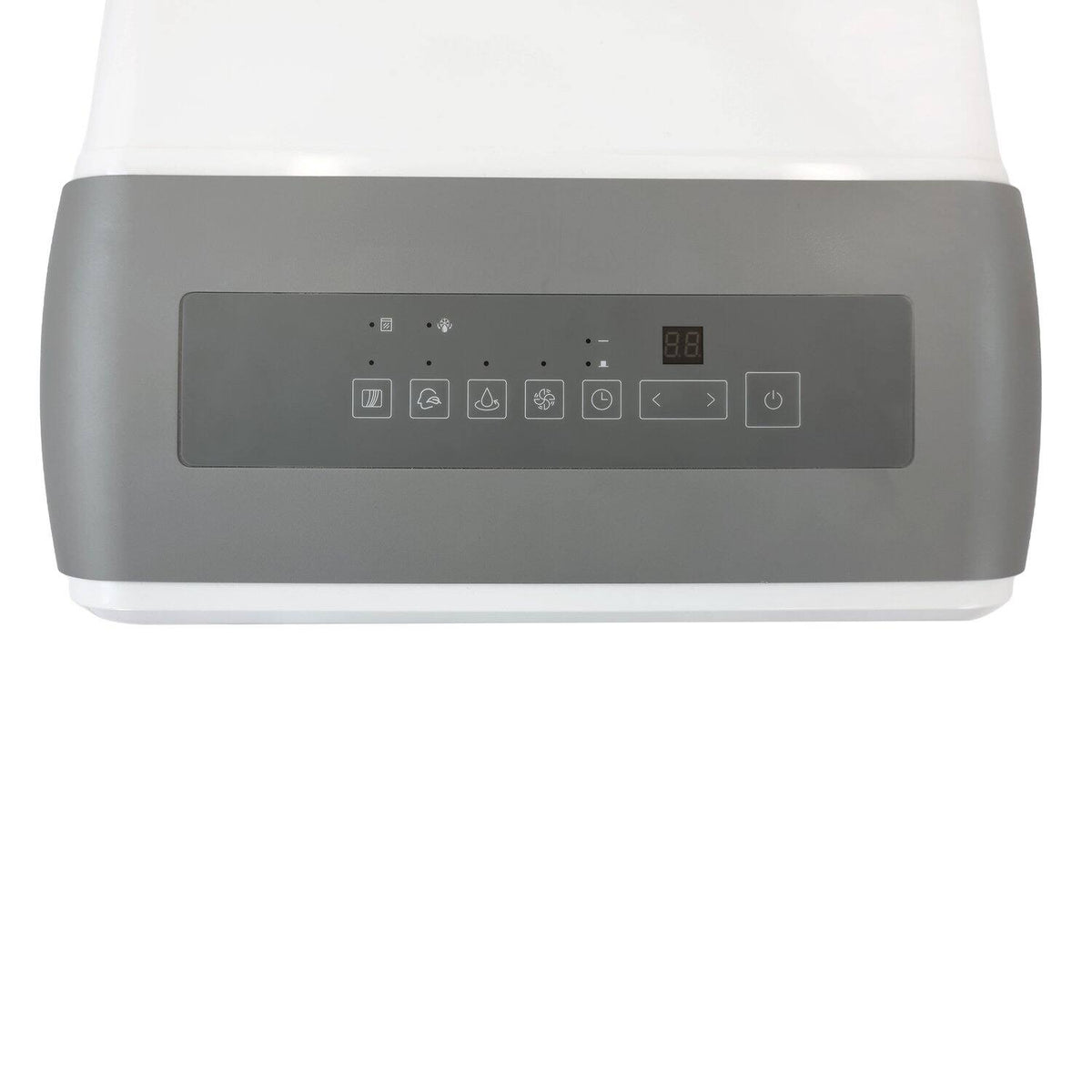 Keystone - 50 Pint 7.2 Quart Dehumidifier with Electronic Controls - White