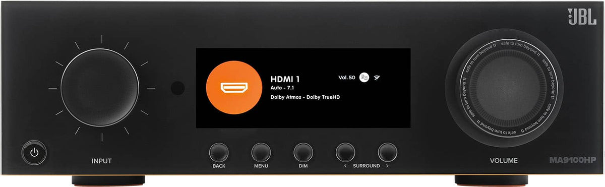JBL - MA9100HP 9.2ch. 8K High Performance AV Home Theater Receiver - Black