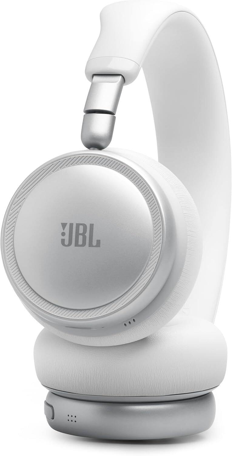 JBL - Live 680NC On Ear Noise Cancelling Wireless Headphones - White