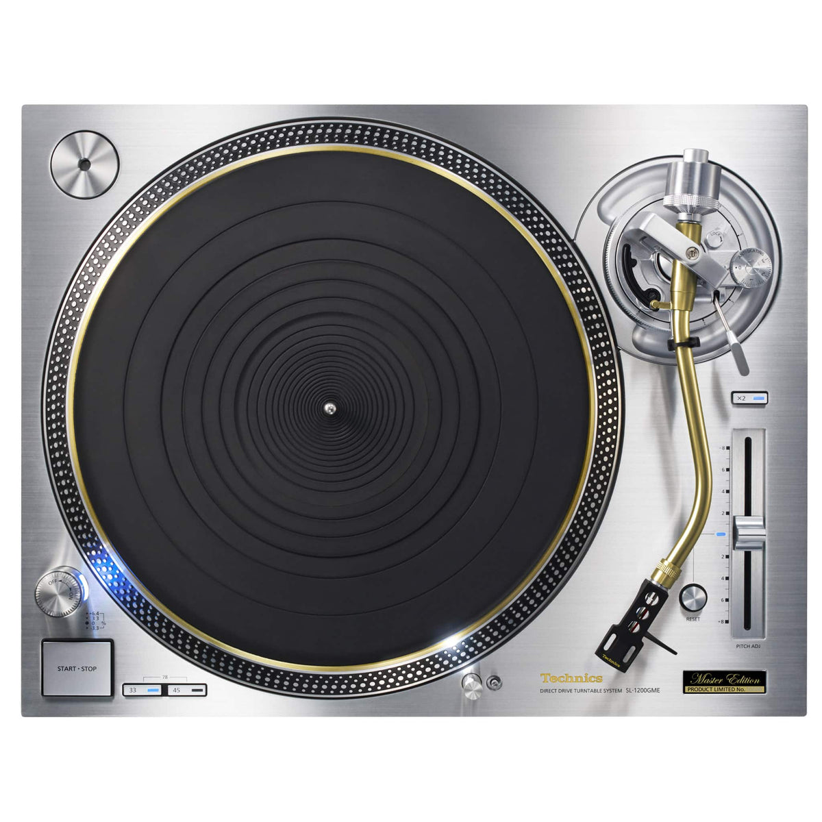 Technics - Master Edition Direct Drive Turntable System - SL-1200GME - Silver