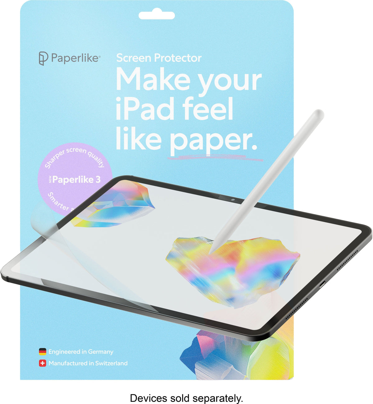 Paperlike - 3 Screen Protector 2-Pack - iPad 10.9" (10th Gen) & iPad 11" (A16) - Clear