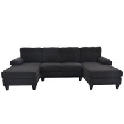 Sofá en forma de U con doble chaiselongue