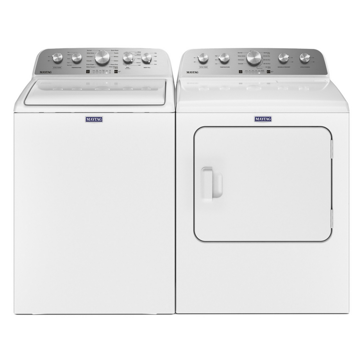 Maytag - 7.0 Cu. Ft. Electric Dryer with Extra Power Button - White