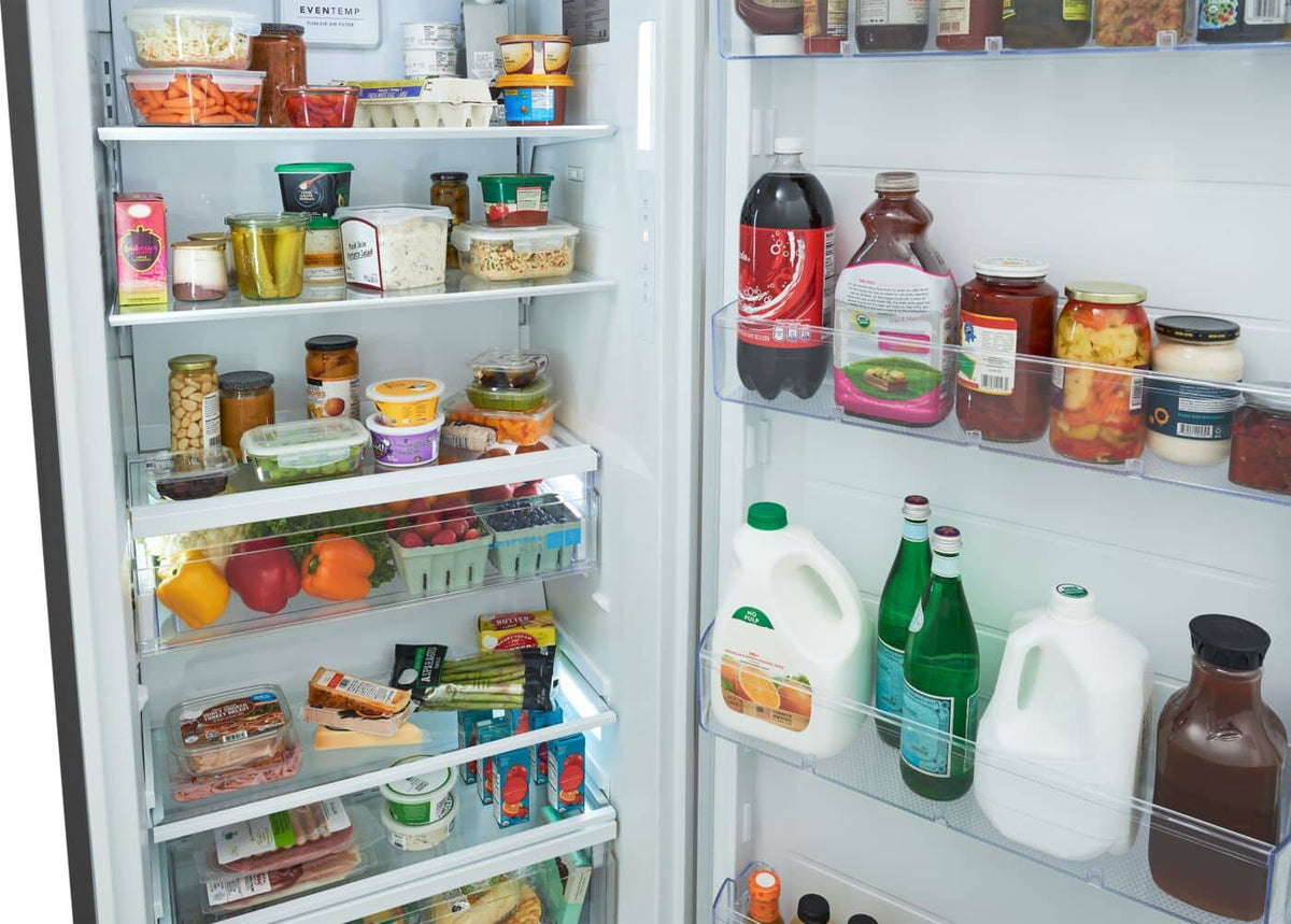 Frigidaire - 32 in. Wide 19 Cu. Ft. Single Door Refrigerator - Stainless Steel