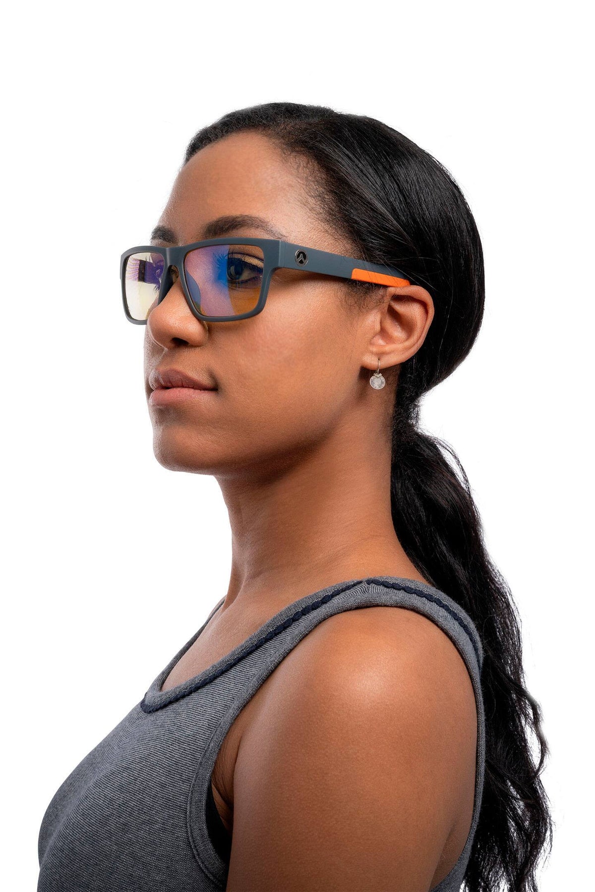 GUNNAR - Overwatch Ultimate Computer Glasses with Blue Light Reduction , Clear Lenses - Ash